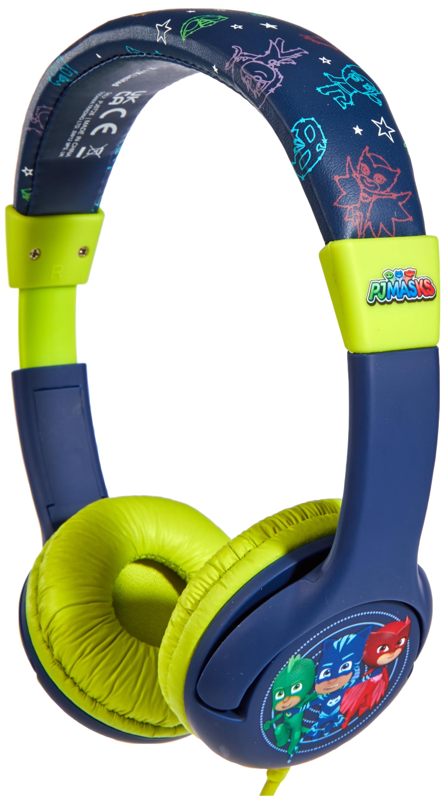 Otl Technologies Pj Masks - Auriculares Con Cable Para NiñOs, Azul Otl Technologies Pj Masks - Auriculares Con Cable Para NiñOs, Azul